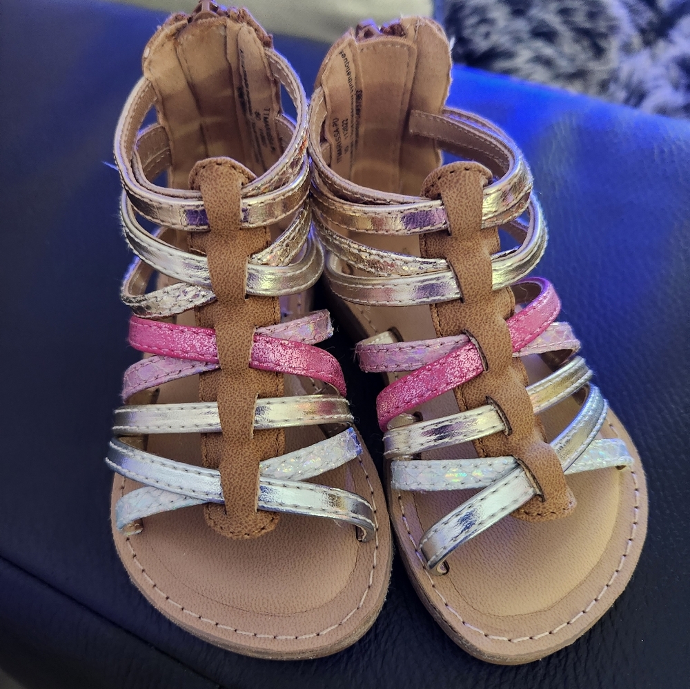 Toddler "Gladiator" style sandal multi color